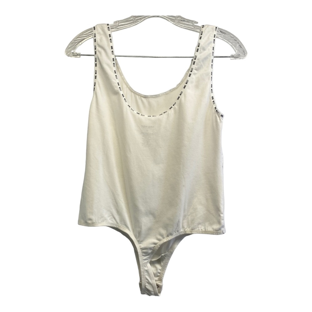Nine West intimates tank body suit logo XL logo trim New